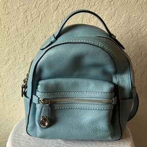 Coach: Blue Leather (31032) Backpack- marks